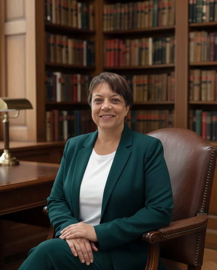 Roseli Santos em seu escritório